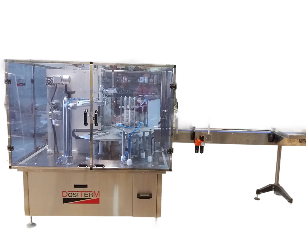 Termoselladora rotativa con vacío y gas